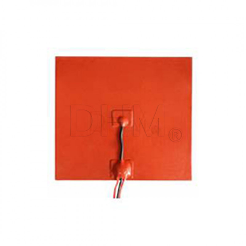 PIATTO RISCALDATO 12x12 cm PCB heated silicone 12V 120W 120x120 mm 3d printer reprap Piani silicone11010212 DHM