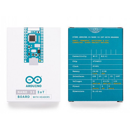 ARDUINO NANO 33 IOT MIT HEADERN