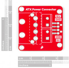 SparkFun ATX Power Connector Breakout Kit - 12V/5V (4-pin) SparkFun 19020645 SparkFun