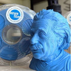 Muestra de filamento PLA Azul 1.75mm 50g 17m - Filamento de impresión 3D FDM AzureFilm PLA AzureFilm 19280183 AzureFilm