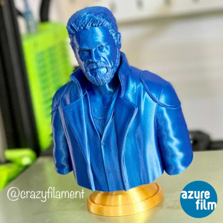 Campione Filamento PLA Blu Perla 1.75mm 50g 17m - filamenti per stampa 3D FDM AzureFilm