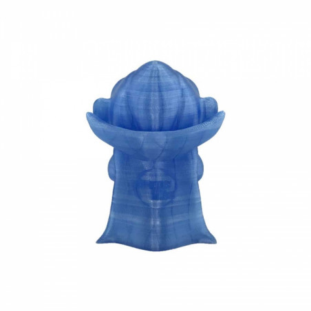 Campione Filamento PLA Blu Trasparente 1.75mm 50g 17m - filamenti per stampa 3D FDM AzureFilm