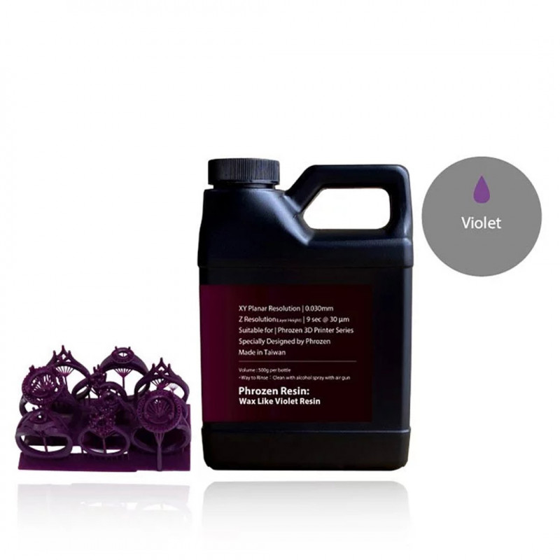 Phrozen Wax Like Castable Violet (0.5KG) Castable LCD Series19420024 Phrozen