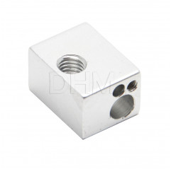 Blocco alluminio estrusore - 3D printer - aluminium heater block - 20x15x12 mm Blocco fusore10020102 DHM