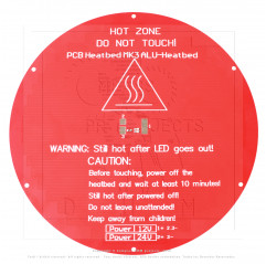 Beheizte Platte MK3 Rund Ø22cm 12V - 24V Oberteile MK-Serie 11010105 DHM