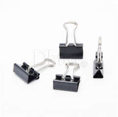 Binder clips 19 mm - 4 pezzi Clips11050201 DHM