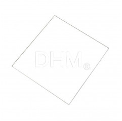 Hocherhitztes Glas 15x15 cm Hochtemperaturgläser 11020101 DHM