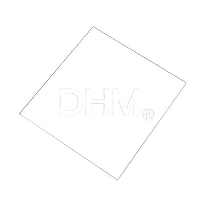 Hocherhitztes Glas 15x15 cm Hochtemperaturgläser 11020101 DHM