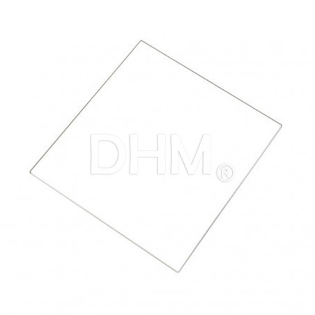 Hocherhitztes Glas 15x15 cm Hochtemperaturgläser 11020101 DHM