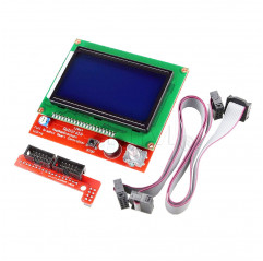 Ecran smart LCD 12864 avec lecteur SD Socket RAMPS compatible Écrans 08030102 DHM