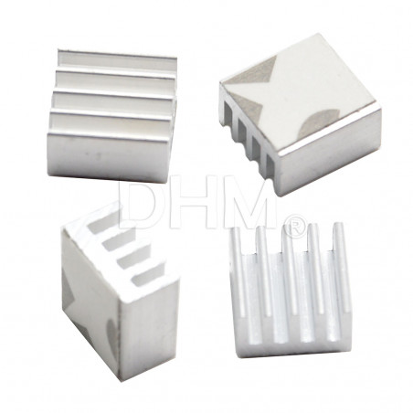 4 pièces Dissipateur thermique 9*9*5 mm - Radiateur pour pilote de moteur pas à pas Pièces pour cartes 09030101 DHM