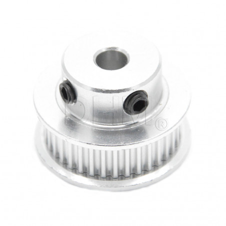 Toothed belt wheel GT2 / 6 mm wide Ø5 mm 36 teeth Toothed pulleys GT2 05010104 DHM