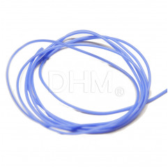 Cavo in silicone alta temperatura blu - AWG28 - blue high T silicone wire - 3D Cavi Singolo isolamento12010106 DHM