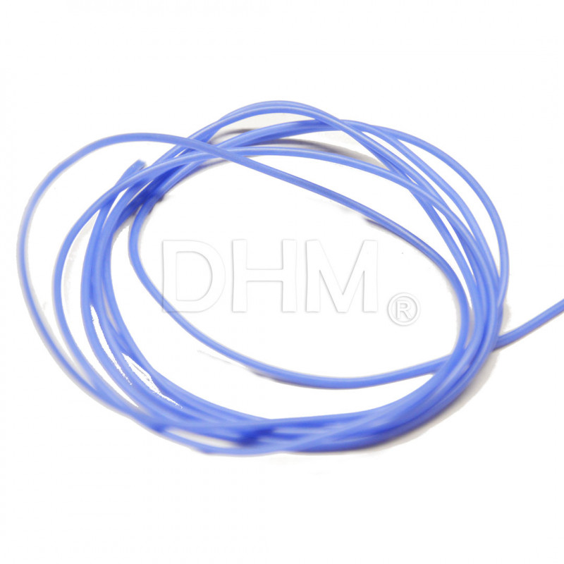 High temperature cable AWG28 per meter - BLUE Single insulation cables 12010106 DHM