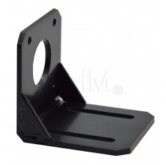 Support en Acier L 90° peint noir pour moteur pas à pas NEMA23 Nema 23 06060102 DHM