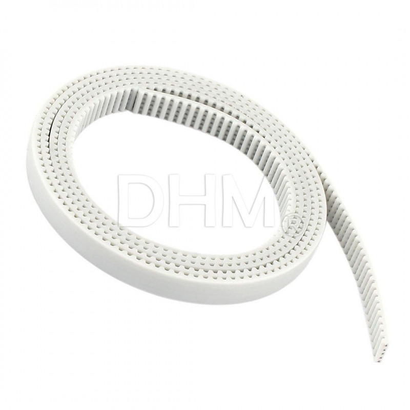 Courroie GT2 blanche renforcée au mètre largeur 6mm pas 2mm pour imprimante 3D Reprap CNC belt Courroie GT2 05020102 DHM