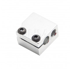 Heater aluminium block Volcano - blocco estrusore - Reprap Prusa 3D printer Blocco fusore10020106 DHM