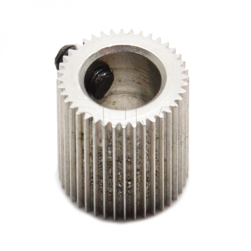 Puleggia 40 denti ID 6.35 mm OD 11 mm H 12 Airtripper Reprap MK7 drive gear 3D Trascinafilo acciaio inox10070405 DHM