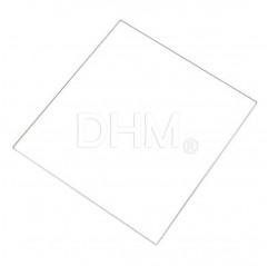 Hocherhitztes Glas 25x25 cm Hochtemperaturgläser 11020104 DHM