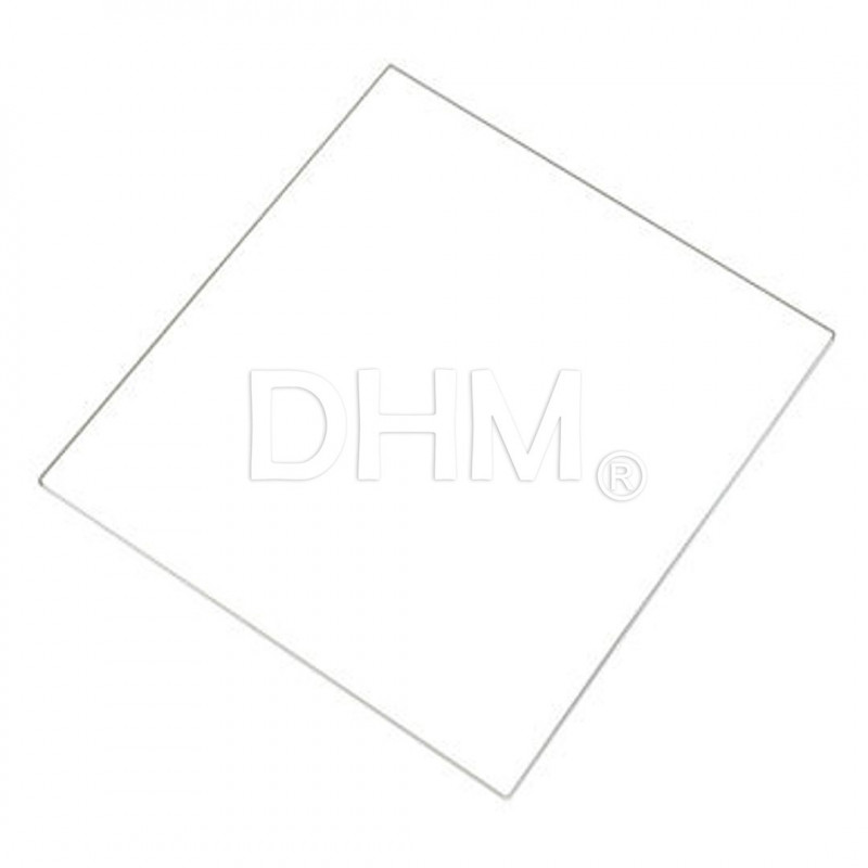 High temperature glass 25x25 cm High temperature glasses 11020104 DHM