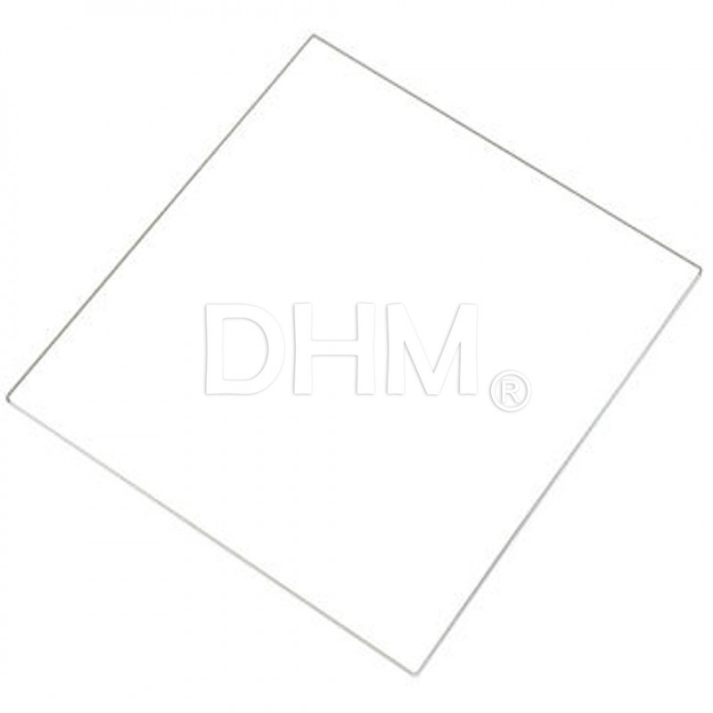 High temperature glass 30x30 cm - thickness 4 mm High temperature glasses 11020107 DHM