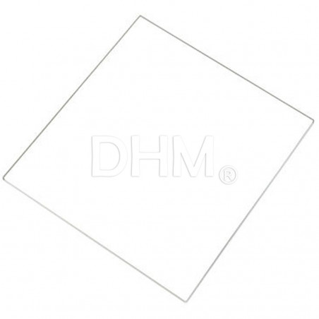 High temperature glass 30x30 cm - thickness 4 mm High temperature glasses 11020107 DHM