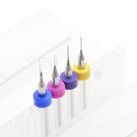 3D Drucker Düsenreiniger set 0.5 / 0.4 / 0.3 / 0.2 mm - cleaning drill set Düse reinigen 10080105 DHM