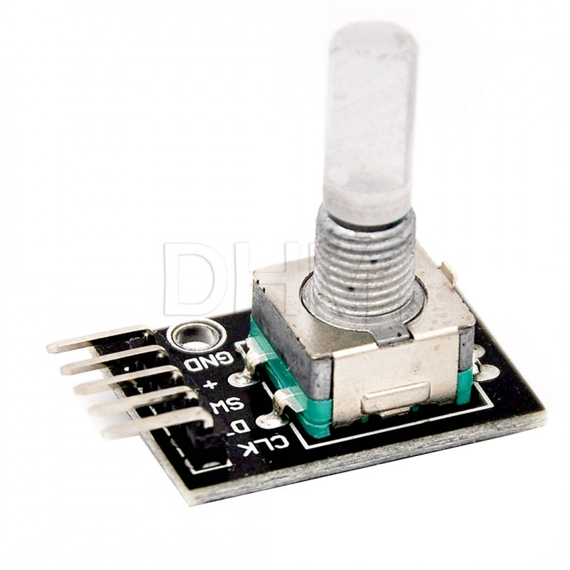 Modulo encoder rotativo Arduino Raspberry 2 canali con pulsante rotary switch Moduli Arduino08020214 DHM