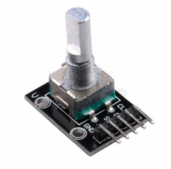 Arduino Raspberry 2 channels rotary encoder module with rotary switch button Arduino modules 08020214 DHM