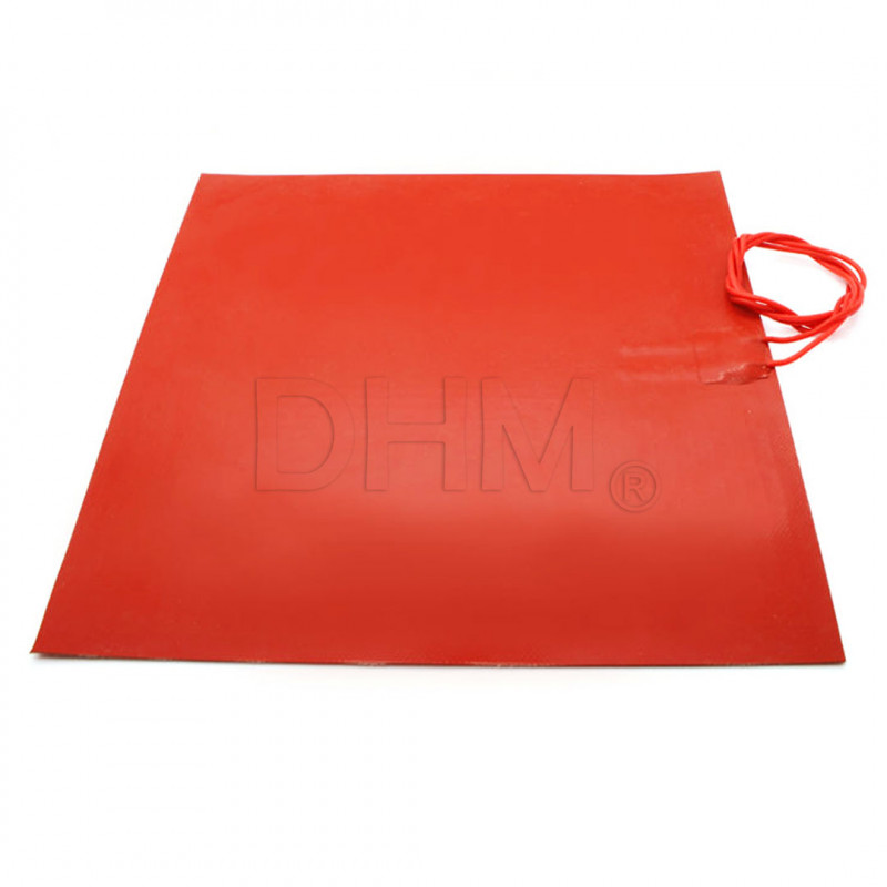 PIATTO RISCALDATO 40x40 cm PCB heated silicone 24V 650W 400x400 mm 3d printer reprap Piani silicone11010203 DHM