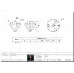 Diamond buse 3 en 1 - Ø 0,4 mm à 1,75 mm filament Filament 1.75mm 10041001 DHM