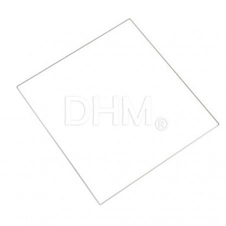 Hocherhitztes Glas 20x20 cm Hochtemperaturgläser 11020102 DHM