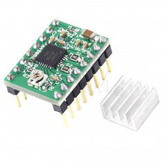 Stepper motor driver A4988 - dissipatore radiatore - driver nema 17 - reprap Driver per motori06040101 DHM