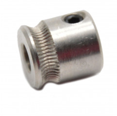 MK7 drive gear extruder pulley 12mm shaft - 1.75/3.00 mm filament - 3D printer Trascinafilo acciaio inox10070202 DHM