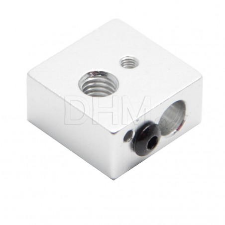 Bloc d'extrusion en aluminium - imprimante 3D - bloc de chauffage en aluminium - 20x20x10 mm Bloc de fusion 10020103 DHM