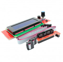 Ecran smart LCD 2004 avec lecteur SD Socket RAMPS compatible Écrans 08030101 DHM