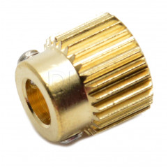 1.75 - 3mm Filament - brass drive gear 3D Printer Extruder Pulley Ø5 mm 40 denti Trascinafilo ottone10070301 DHM