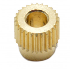1.75 - 3mm Filament - brass drive gear 3D Printer Extruder Pulley Ø5 mm 40 denti Trascinafilo ottone10070301 DHM