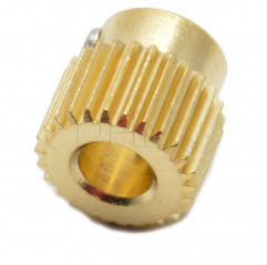 1.75 - 3mm Filament - brass drive gear 3D Printer Extruder Pulley Ø5 mm 40 denti Trascinafilo ottone10070301 DHM