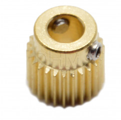 Bringing Brass Gear Ø5 mm 40 teeth Drag Brass wire 10070301 DHM