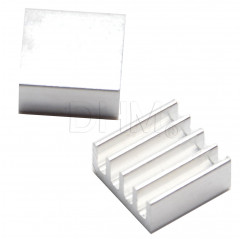 2 Stück Aluminium Kühlkörper 11*11*5 mm Teile für Karten 09030102 DHM