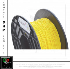 500g filament FLEXIBLE Plastink 1.75 mm JAUNE Gomma Plastink 13040306 DHM