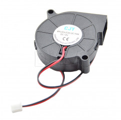 Turbo brushless fan with duct 50*50*15mm 12V 5015 - 3D printing cooler fan Fans 09010202 DHM