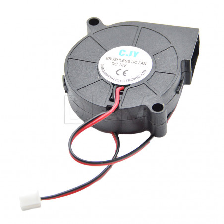 Ventilador turbo sin escobillas con conducto 50*50*15 mm 12V 5015 - Ventilador de enfriamiento impresión 3D