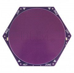 Delta Hexagonal Plate Purple 170mm PCB Delta Mini Kossel 3D Printer Reprap 12V 100W Others heated plates 11010301 DHM
