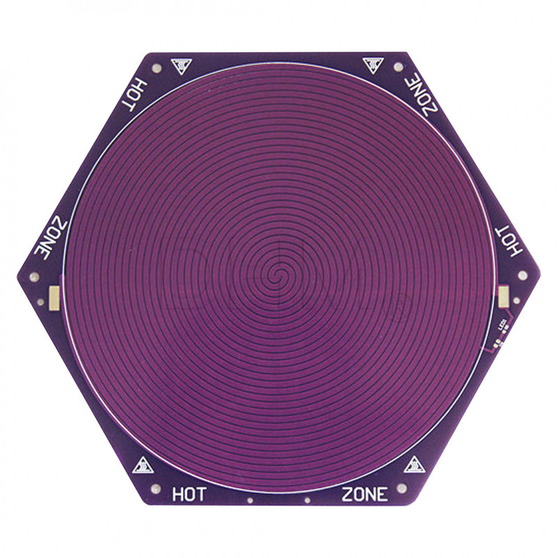 Delta Hexagonal Plate Purple 170mm PCB Delta Mini Kossel 3D Printer Reprap 12V 100W Others heated plates 11010301 DHM