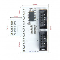 Adaptador LCD para Arduino DUE y FD Ramps Expansiones 08030201 DHM