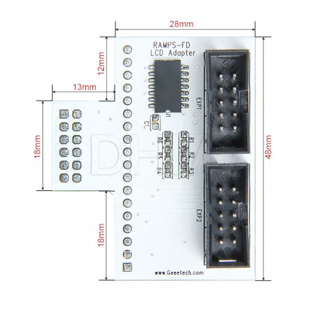 Adaptateur LCD pour carte Ramps FD Arduino Due écran LCD 2004 et 12864 imprimante 3D