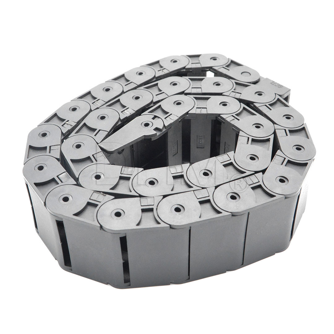 Catena Portacavi 100mm Per Macchina CNC Stampante 3D Catena Di Trascinamento In Nylon Nero A Ponte