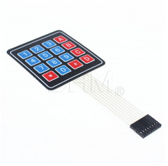 4x4 numeric keypad 16 keys keypad Arduino Raspberry Pi 3D print Modules Arduino 08020215 DHM